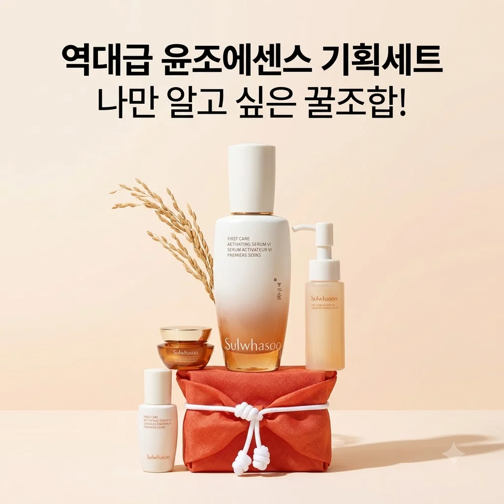 설화수 윤조에센스 6세대 90ml 기획세트 구성이 역대급이라 나만 알고 싶은 꿀팁