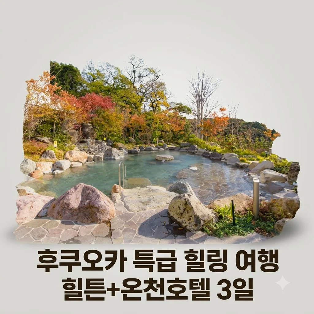 후쿠오카 3일 74만원대 특급 힐튼+온천호텔 힐링 여행