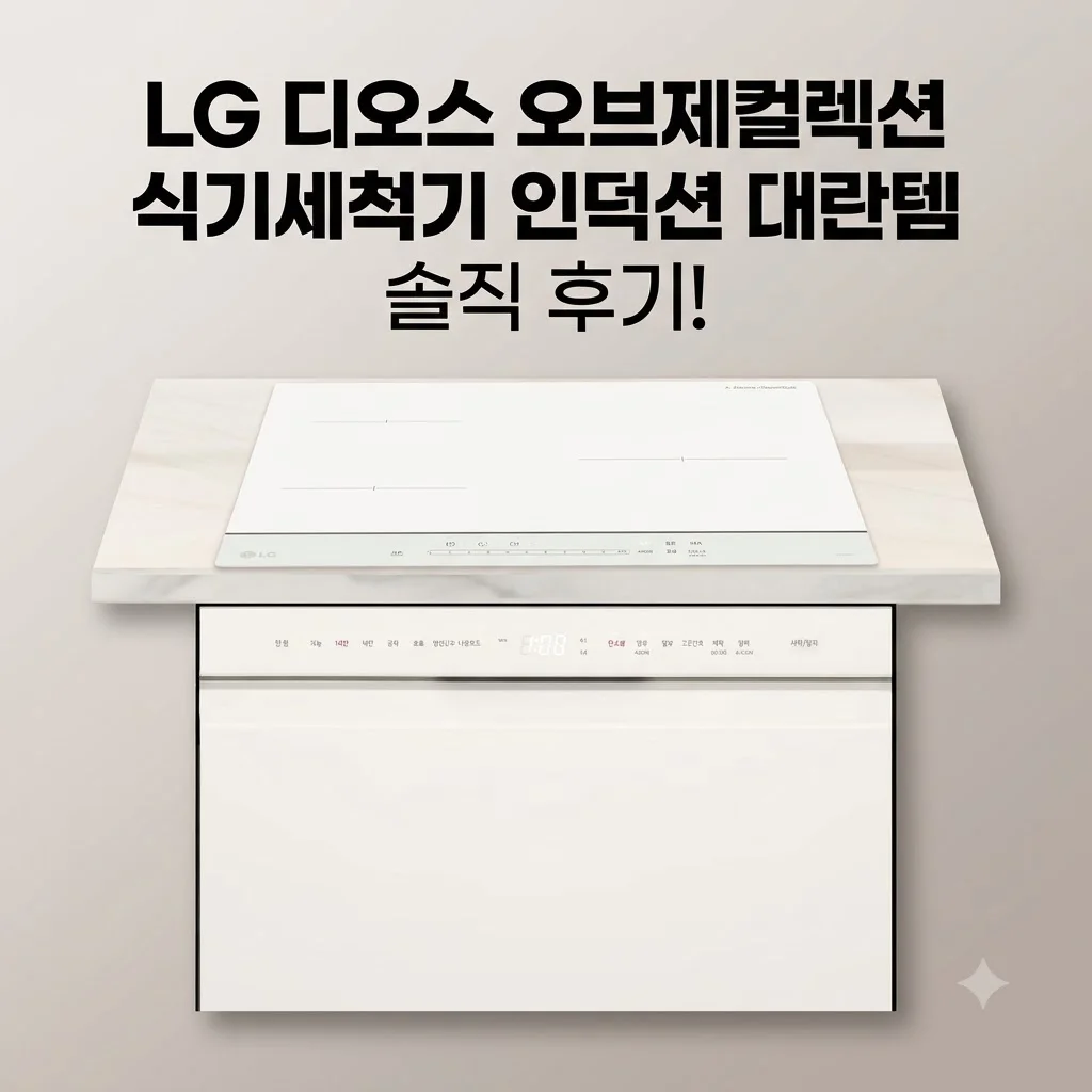 LG 디오스 오브제컬렉션 식기세척기 인덕션 대란템 솔직 후기