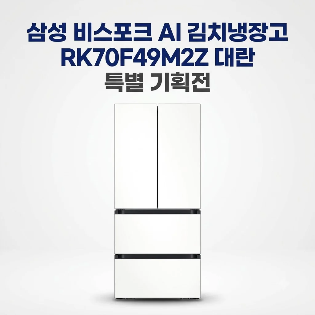삼성 비스포크 AI 김치냉장고 RK70F49M2Z 대란