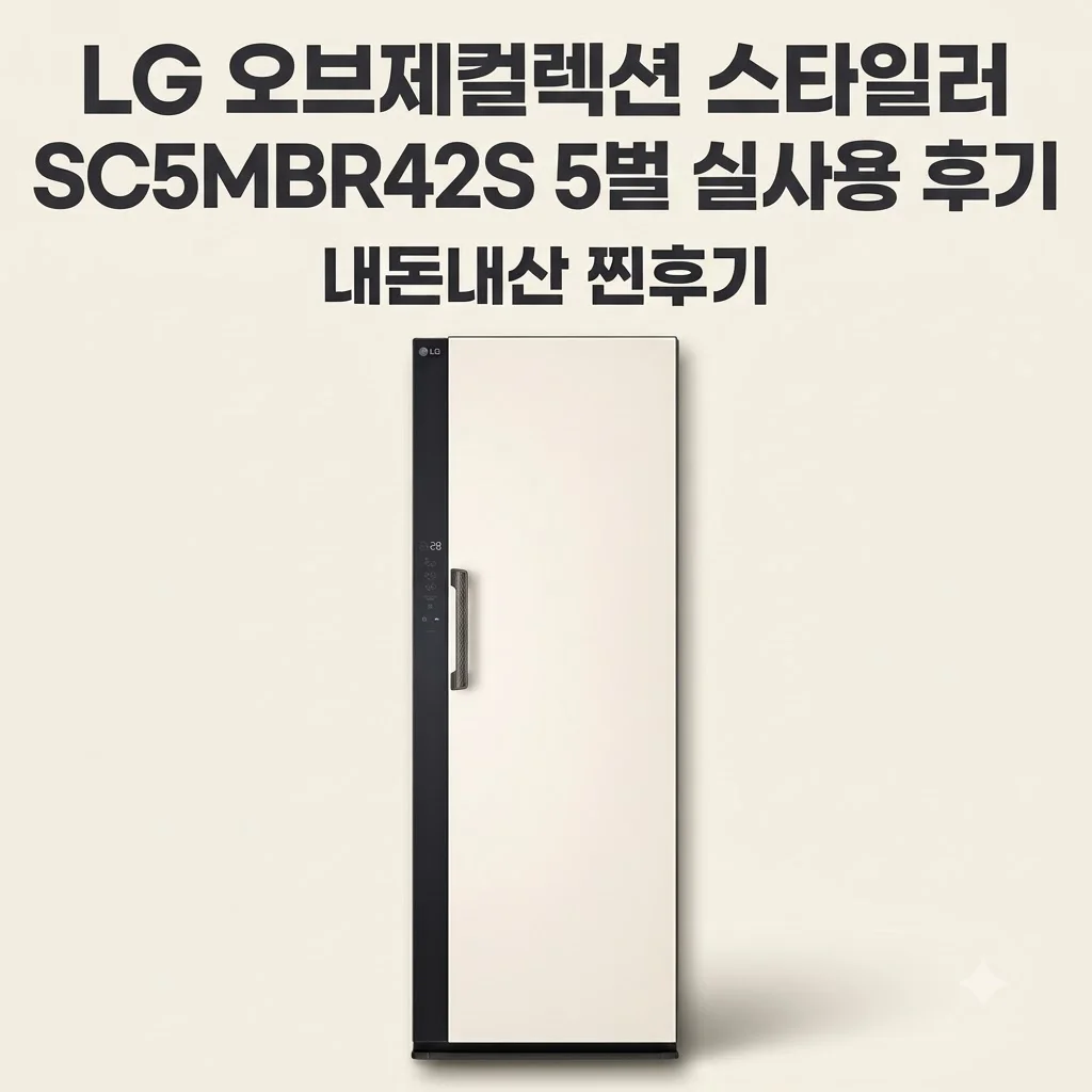 LG 오브제컬렉션 스타일러 5벌 SC5MBR42S 실사용 후기
