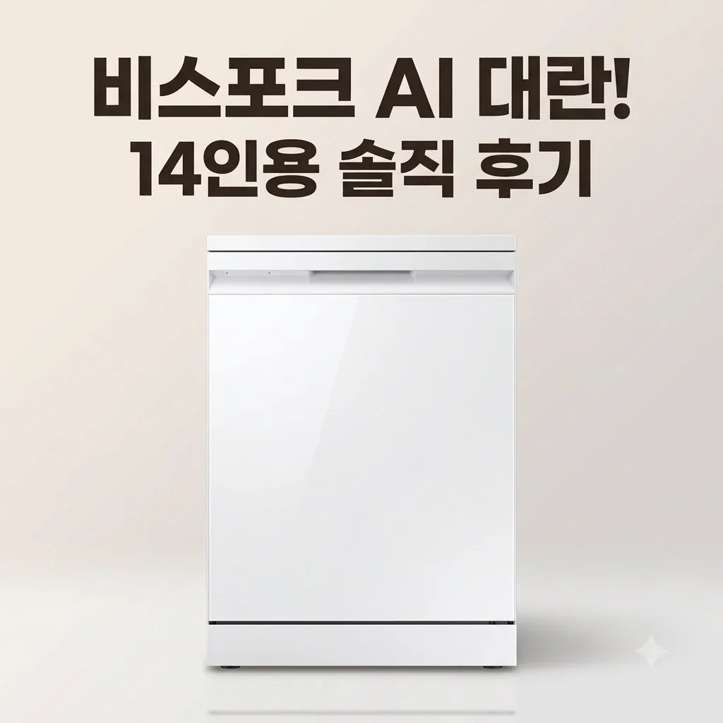 삼성 비스포크 AI 식기세척기 14인용 DW80F73Y1FEW 솔직 후기 대란
