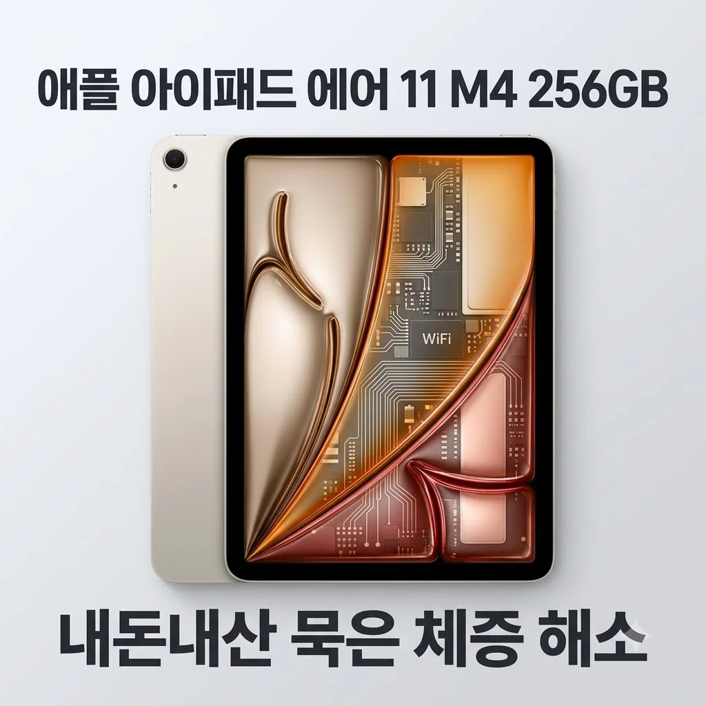 애플 아이패드 에어 11 M4 WiFi 스타라이트 256GB 내돈내산 묵은 체증 해소