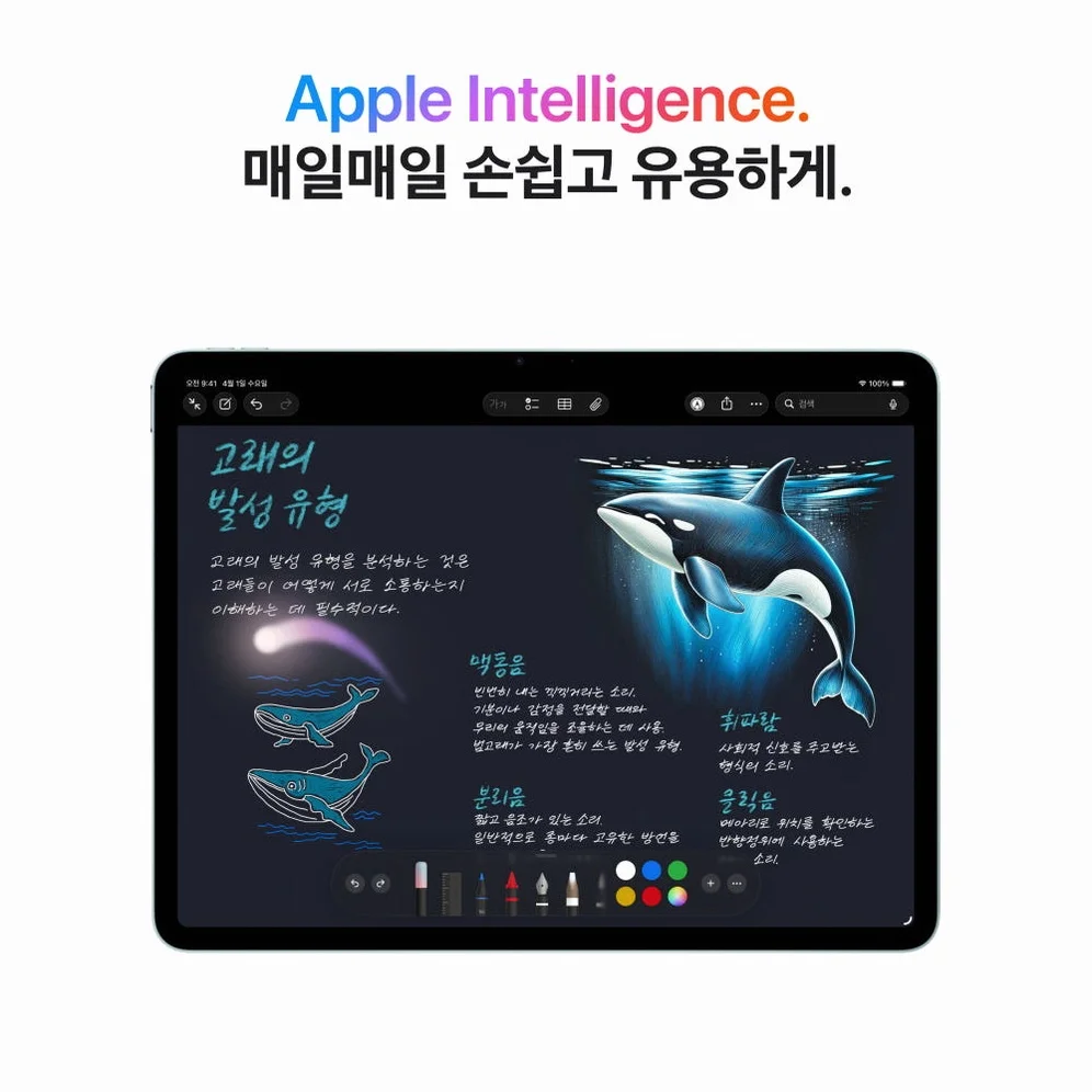 애플 아이패드 에어 11 M4 WiFi 스타라이트, 256GB, WiFi전용 상세 이미지 6
