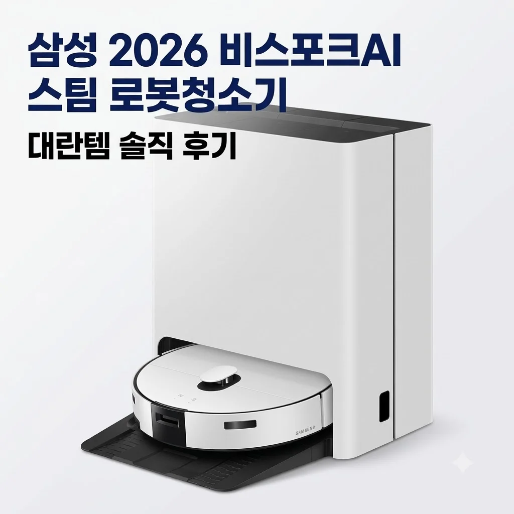 삼성 2026 비스포크AI 스팀 로봇청소기 대란템 솔직 후기