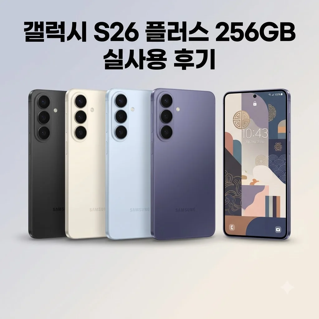 갤럭시 S26 플러스 256GB 자급제 실사용 후기