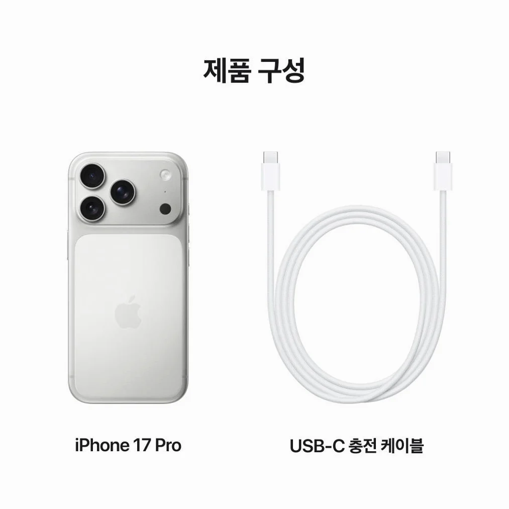 애플 아이폰 17 프로 자급제 256GB, 실버 상세 이미지 2