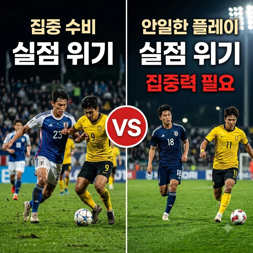 설영우 안일한 플레이 실점 위기, 치명적인 수비 실수 분석