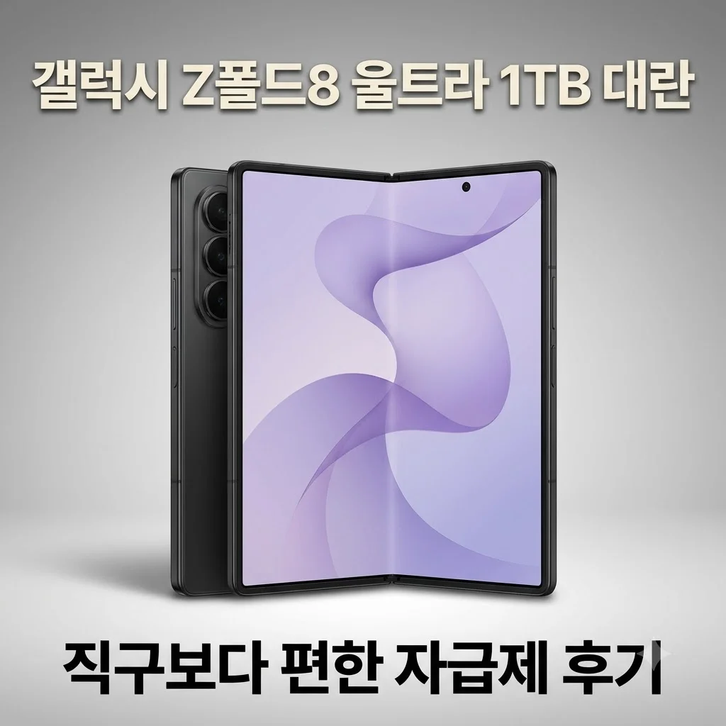 갤럭시 Z폴드8 울트라 1TB 대란 직구보다 편한 자급제 후기