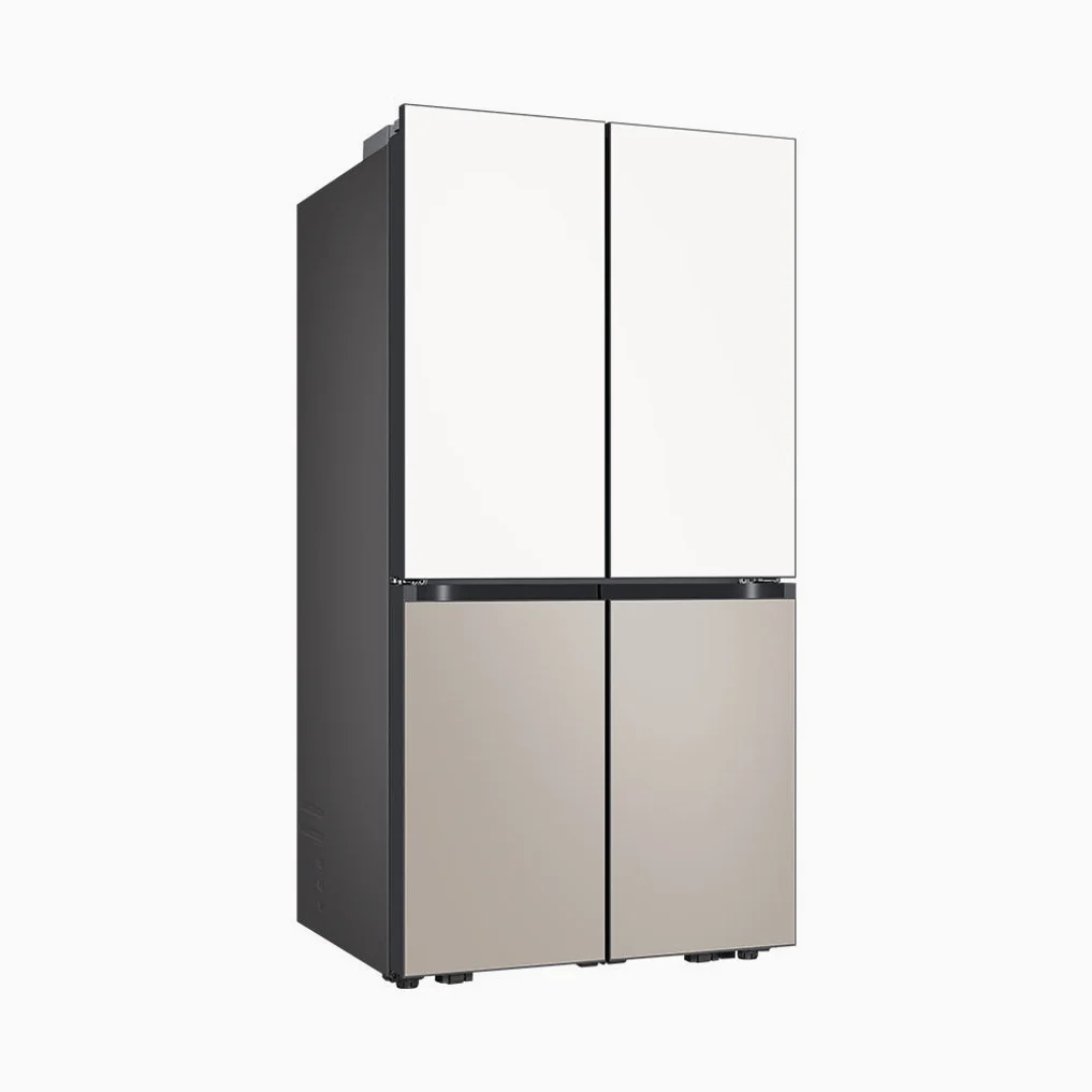 삼성 비스포크 AI 하이브리드 냉장고 900L 1등급 UV탈취 에센셜 화이트+에센셜 베이지(RM70F91R1ZG) 상세 이미지 1