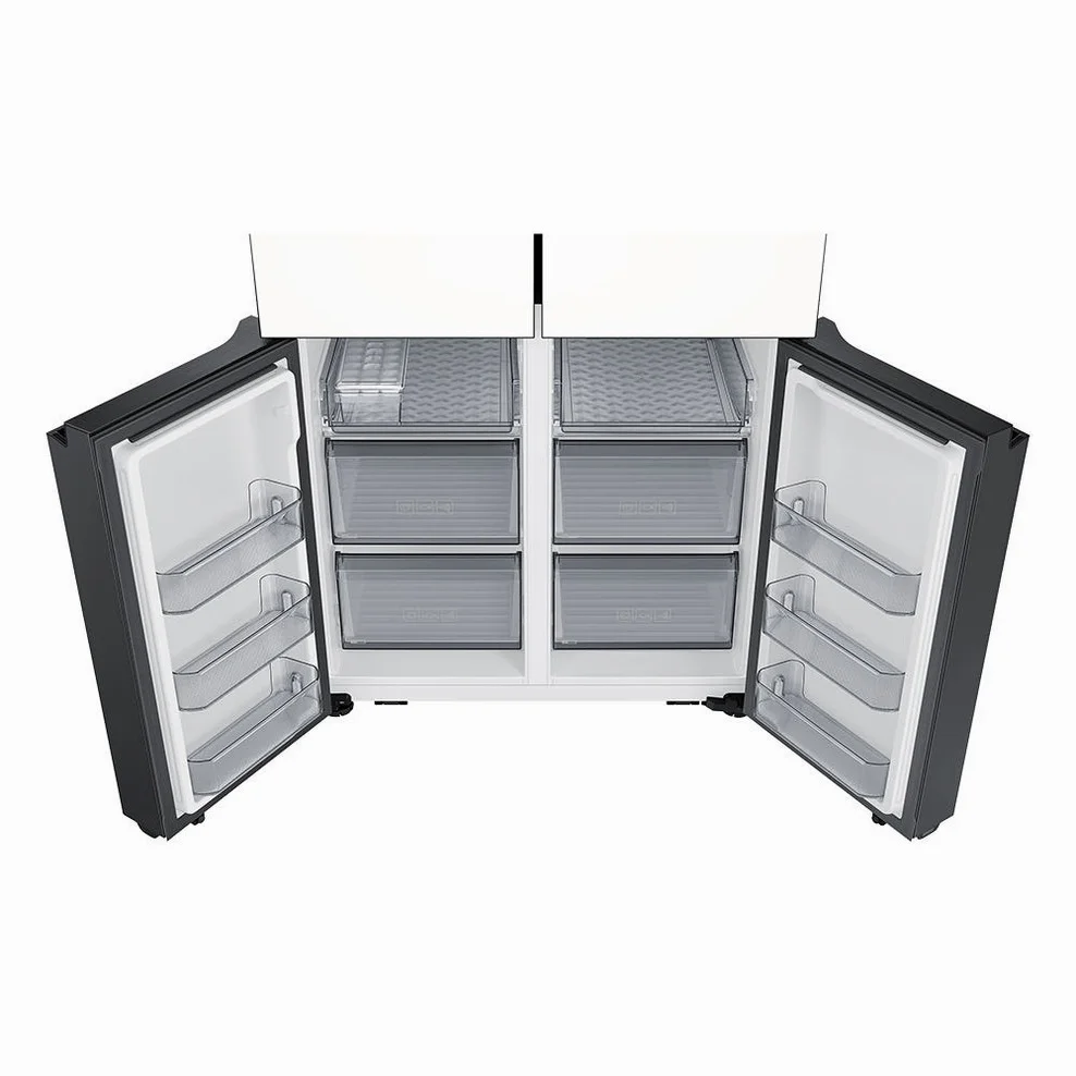 삼성 비스포크 AI 하이브리드 냉장고 900L 1등급 UV탈취 에센셜 화이트+에센셜 베이지(RM70F91R1ZG) 상세 이미지 2