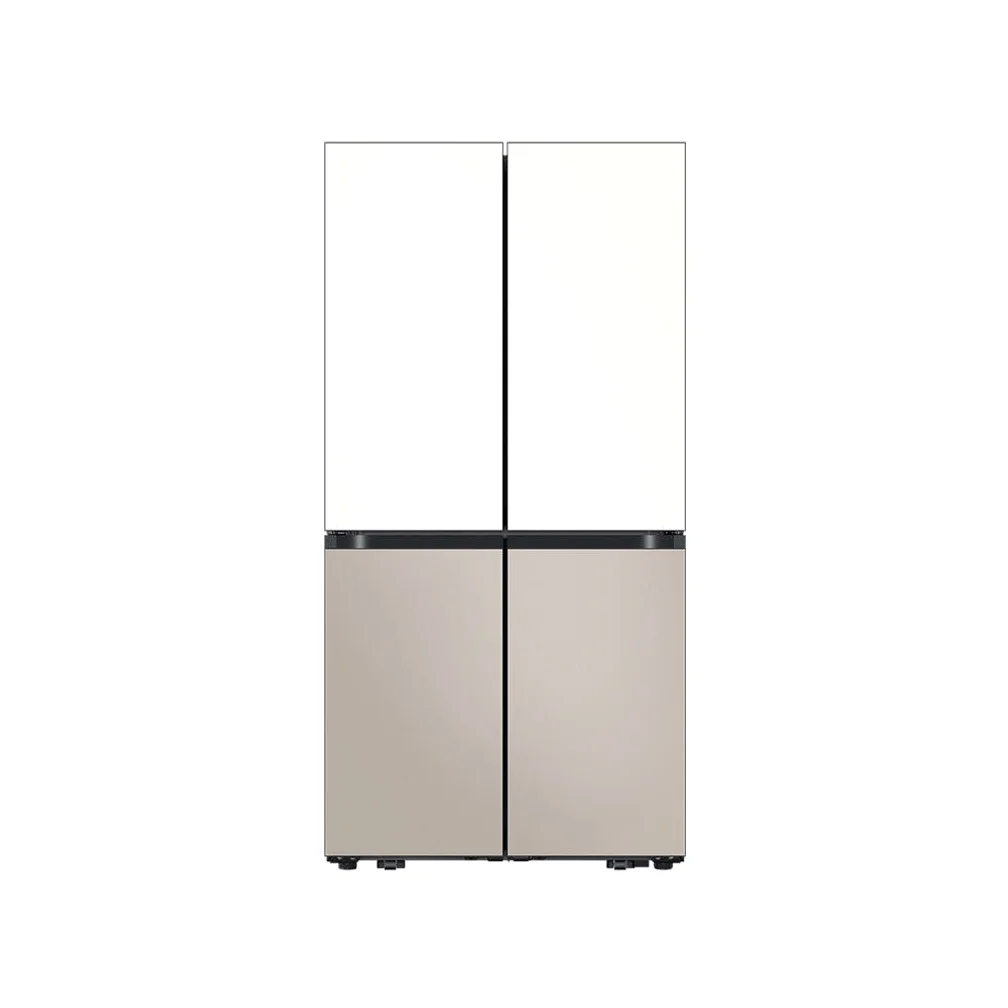 삼성 비스포크 AI 하이브리드 냉장고 900L 1등급 UV탈취 에센셜 화이트+에센셜 베이지(RM70F91R1ZG) 상세 이미지 3