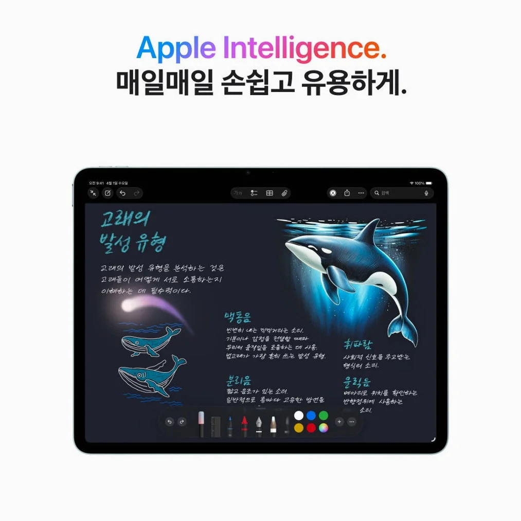 애플 아이패드 에어 11 M4 WiFi 스페이스 그레이, 256GB, WiFi전용 상세 이미지 6