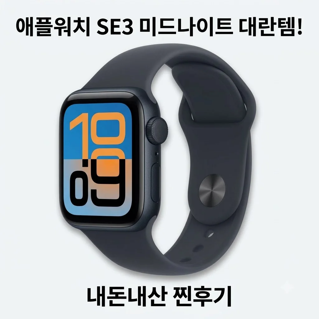 애플워치 SE3 40mm 미드나이트 대란템 내돈내산 찐후기