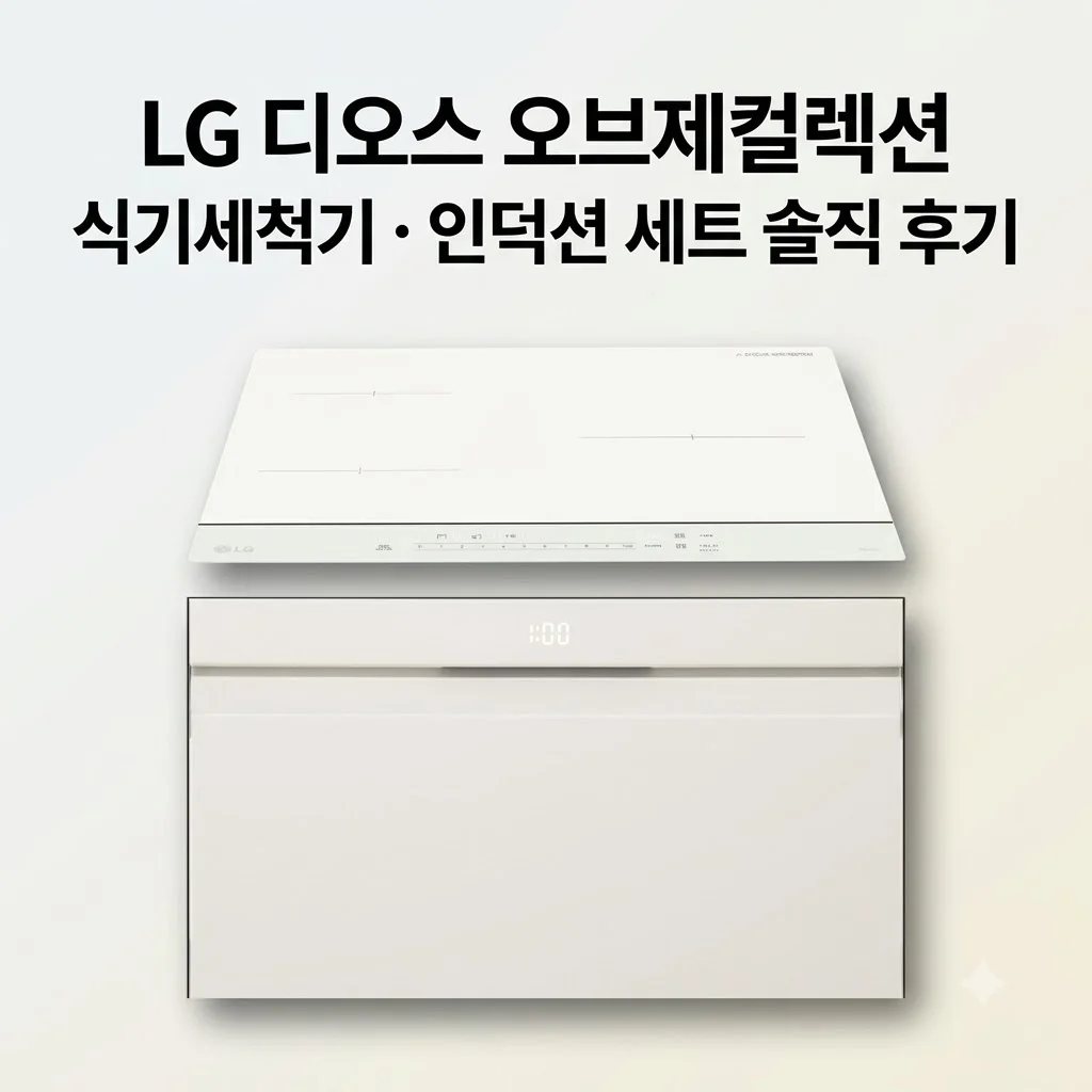 LG 디오스 오브제컬렉션 식기세척기 인덕션 세트 솔직 후기