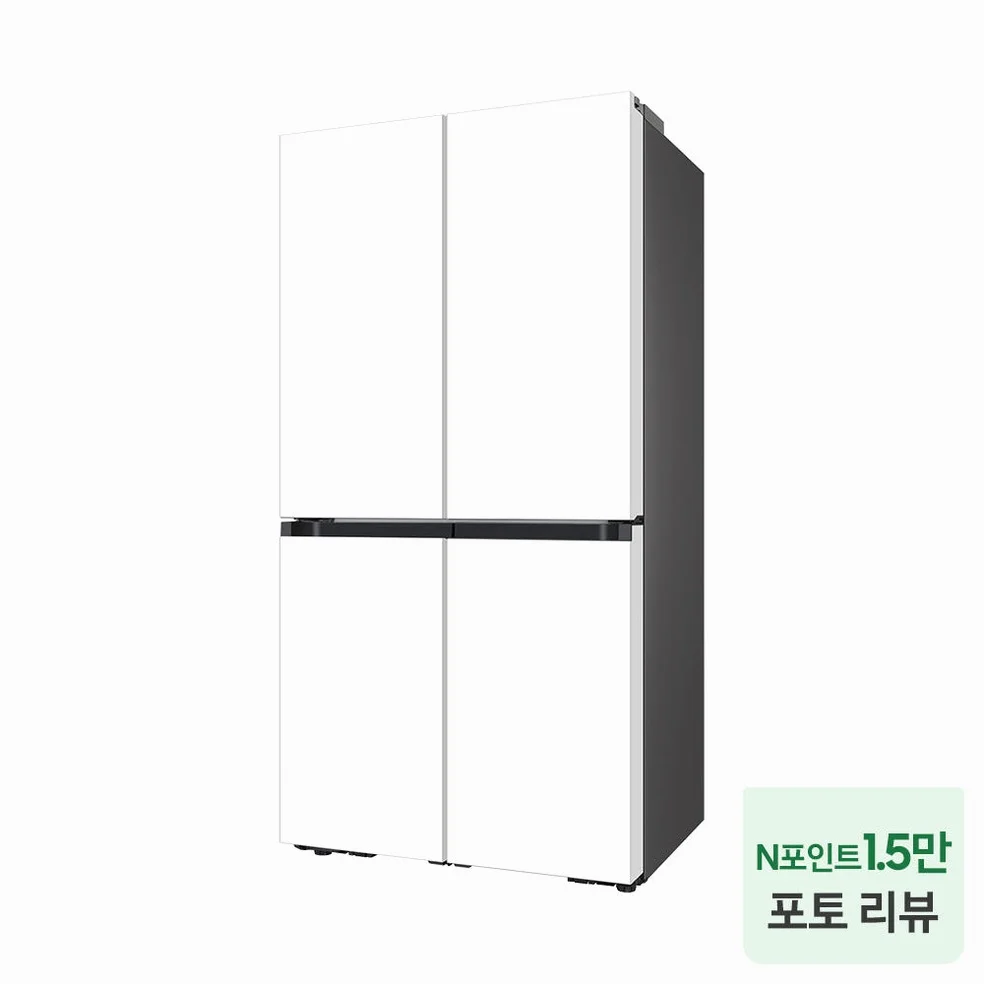 삼성 비스포크 AI 냉장고 4도어 905L 에센셜 화이트(RM70F90R2ZD) 상세 이미지 2