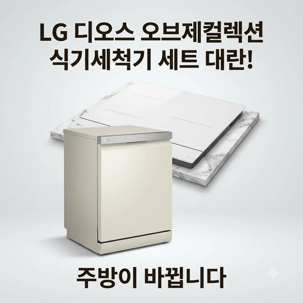 LG 디오스 오브제컬렉션 식기세척기 세트 대란! 주방이 바뀝니다