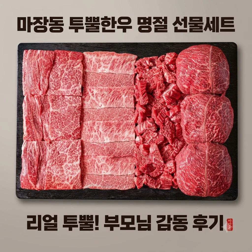 마장동 투뿔한우 으뜸세트 부모님 명절 선물로 직접 보내본 솔직 후기