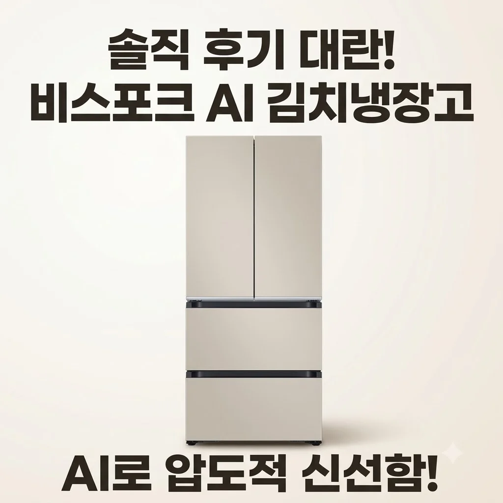 삼성 비스포크 AI 김치냉장고 490L 직접 써본 솔직 후기 대란