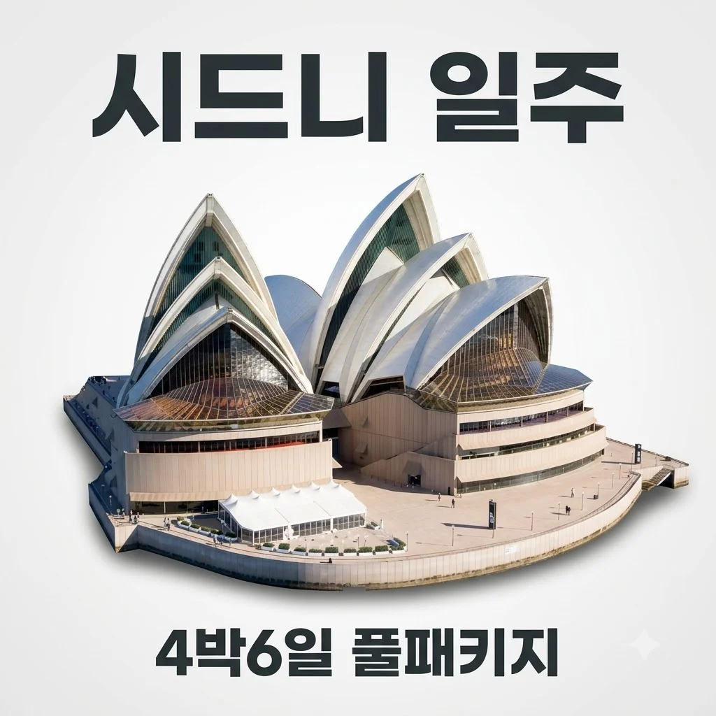 시드니 일주 4박6일 1,349,000원 4성급 풀패키지