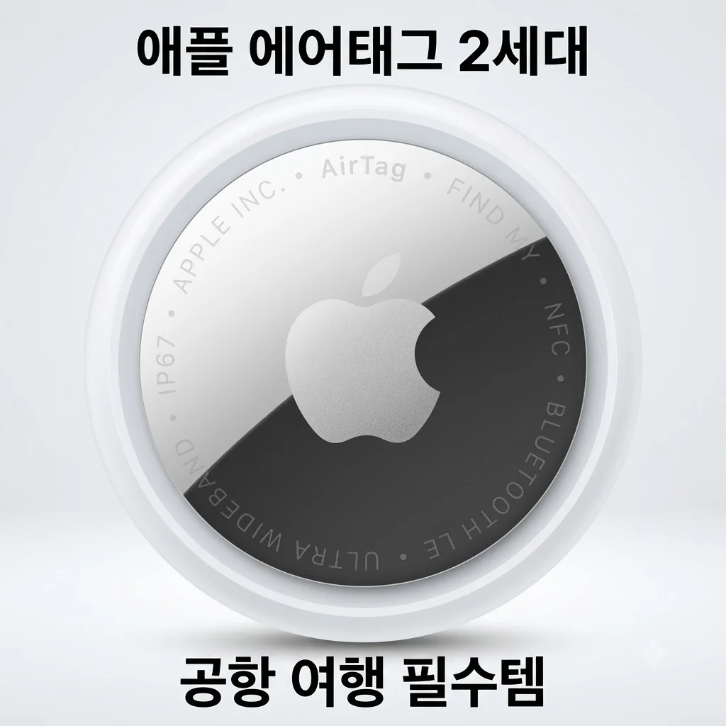애플 에어태그 2세대 1개 팩 MFE94KH/A 공항 여행 필수템 후기