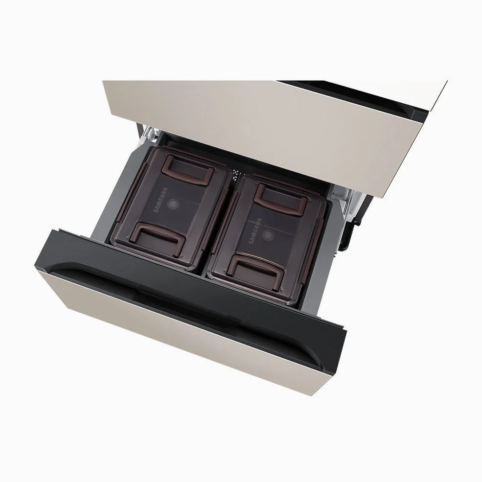 삼성 비스포크 AI 김치냉장고 4도어 490L 1등급 에센셜 화이트+에센셜 베이지(RK70F49M1ZG) 상세 이미지 4