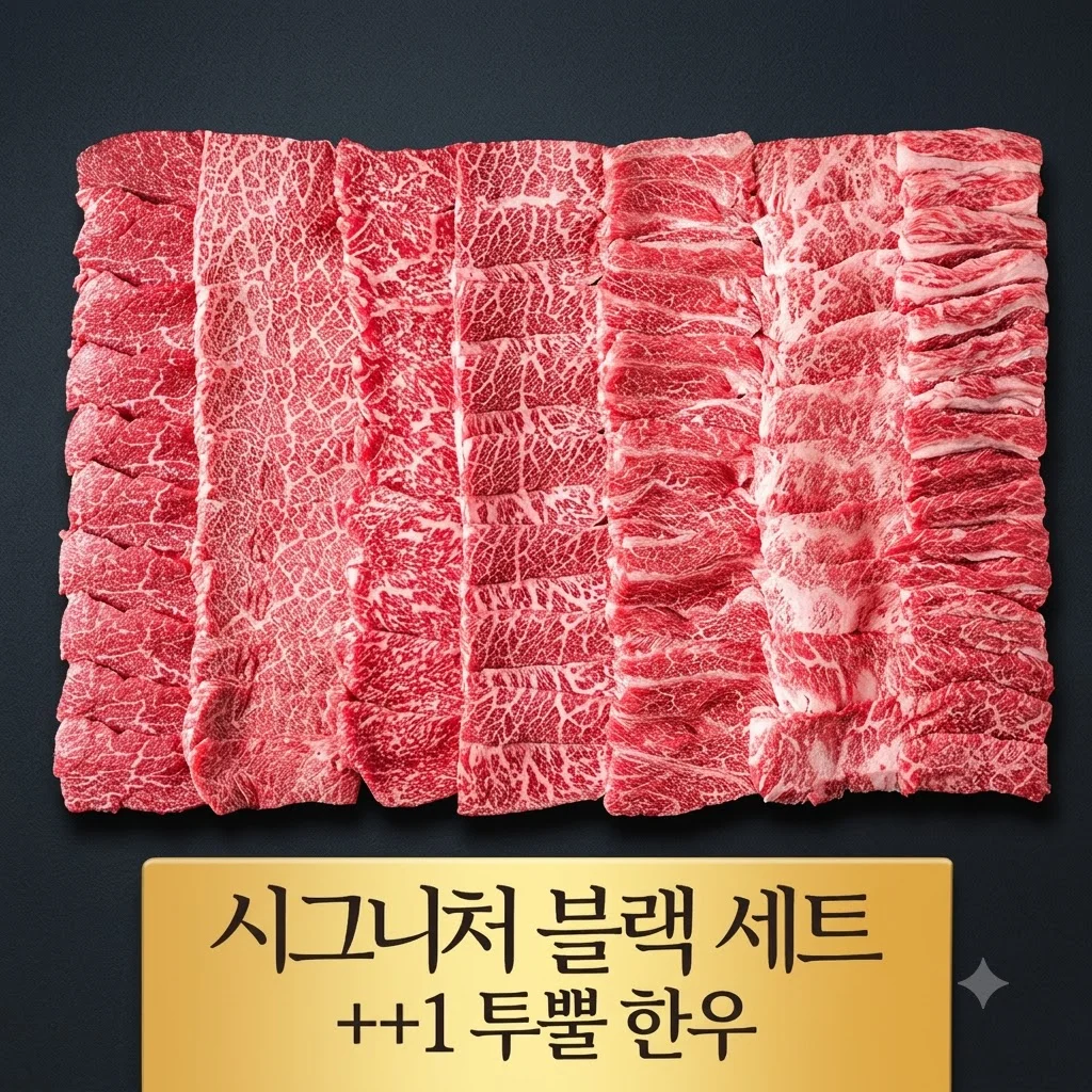 ++1 투뿔한우 선물세트 시그니처 블랙 마장동 명절선물로 추천하는 이유