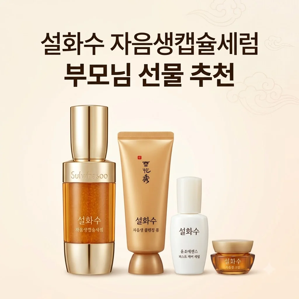 설화수 자음생캡슐세럼 50ml 기획세트 부모님 선물 추천