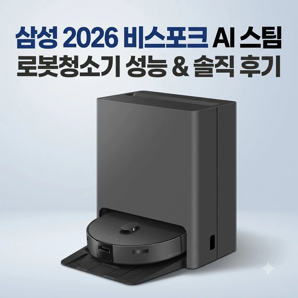 삼성 2026 비스포크AI 스팀 로봇청소기 성능과 솔직한 후기