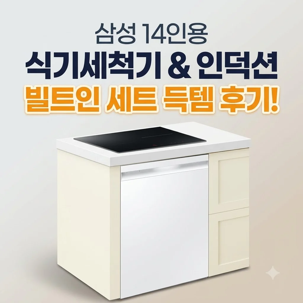 삼성 14인용 식기세척기 인덕션 빌트인 세트 득템 후기