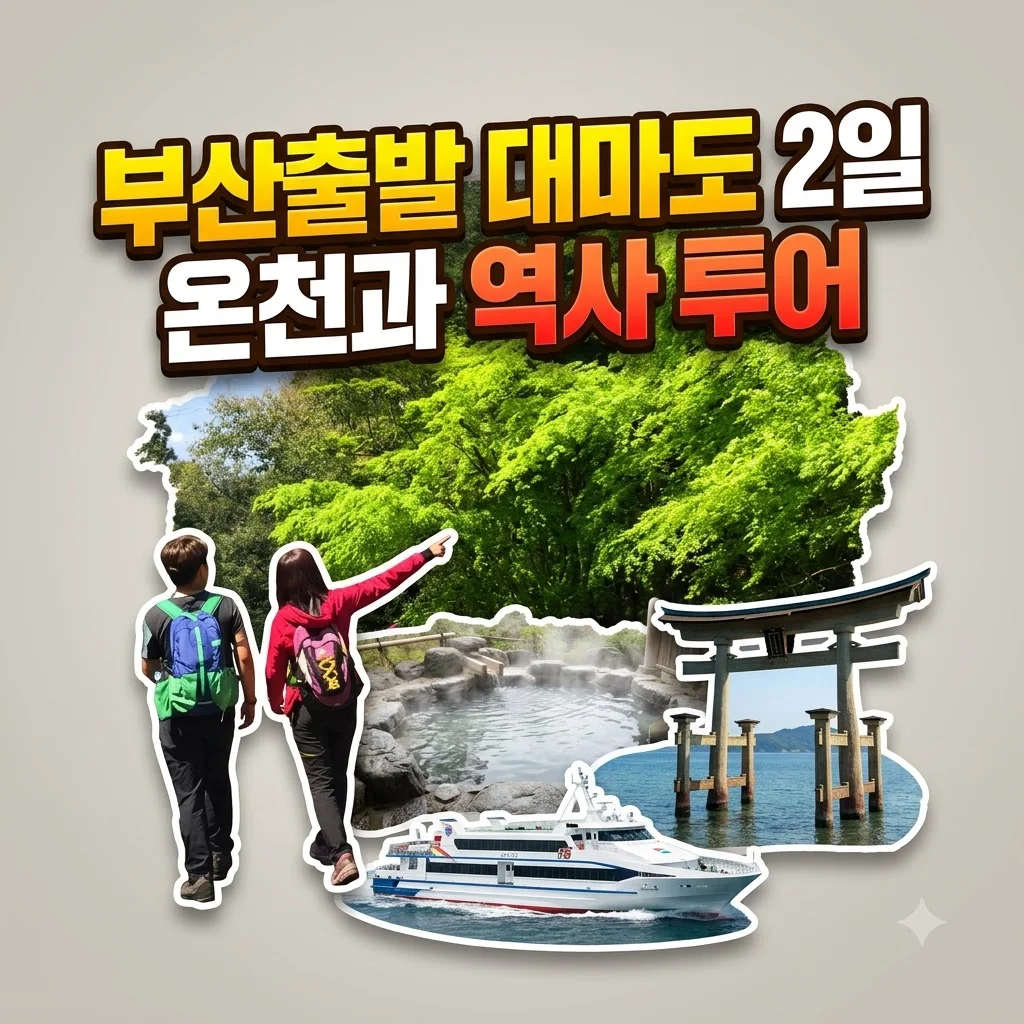 부산출발 대마도 2일 | 22만원대 온천과 역사 투어