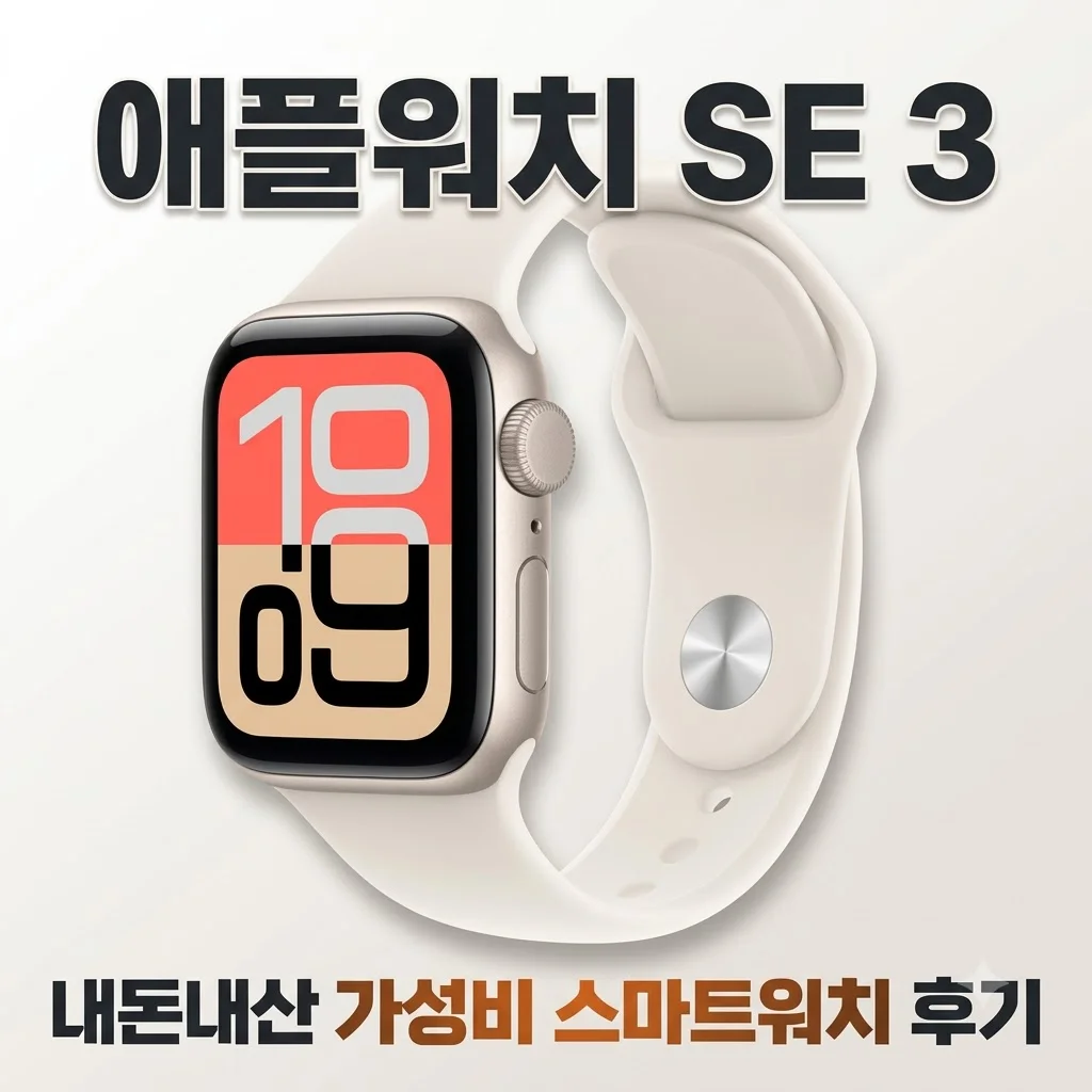 애플워치 SE 3 가성비 스마트워치 후기 내돈내산