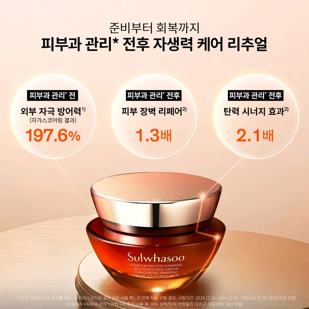 설화수 자음생크림 50ml 기획세트 (자음생크림50 + 자음생클렌징폼50 + 윤조에센스15 + 자음생캡슐세럼8, 단위:ml) 상세 이미지 9