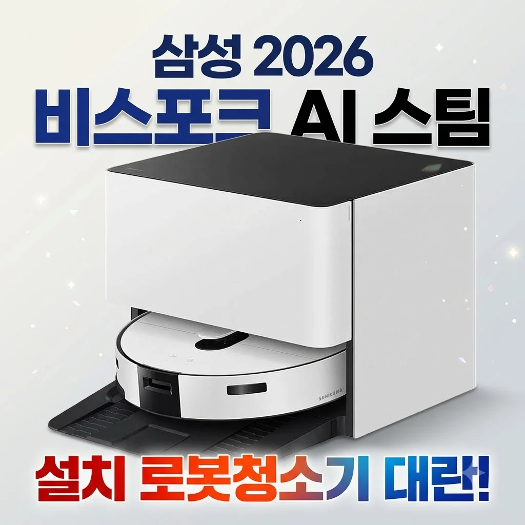 삼성 2026 비스포크AI 스팀 설치 로봇청소기 대란