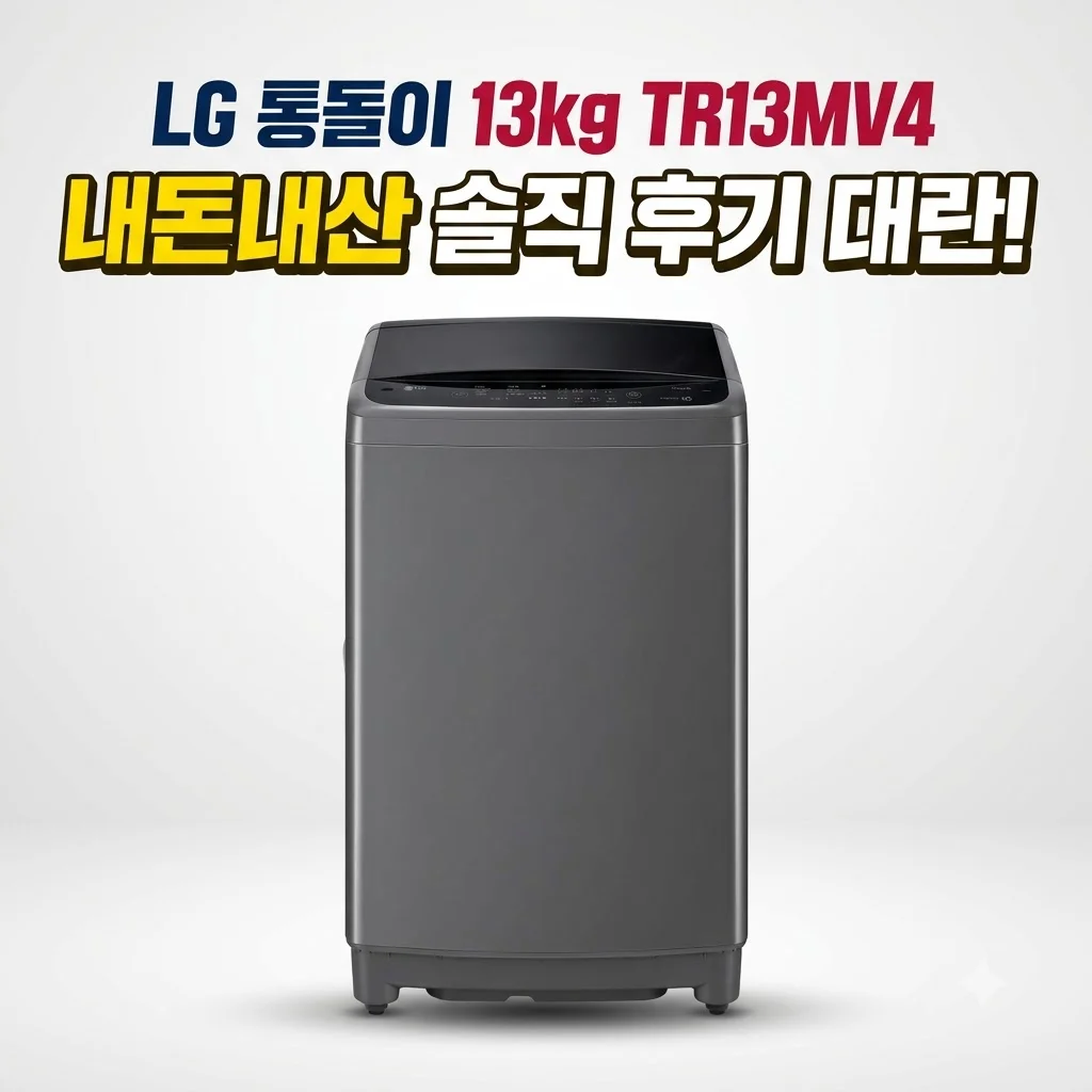 LG 통돌이 13kg TR13MV4 일반세탁기 내돈내산 솔직 후기 대란