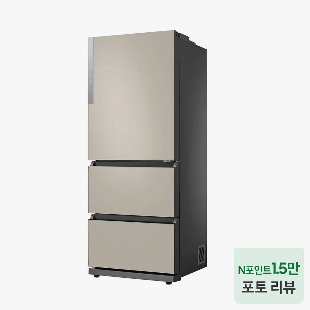 삼성 비스포크 김치냉장고 3도어 328L RQ33DG71J2ET 에센셜베이지 상세 이미지 4