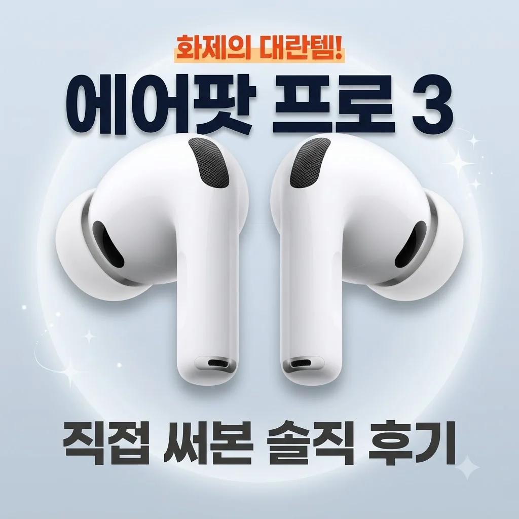 애플 에어팟 프로 3 블루투스 무선 이어폰 대란템 직접 써본 후기