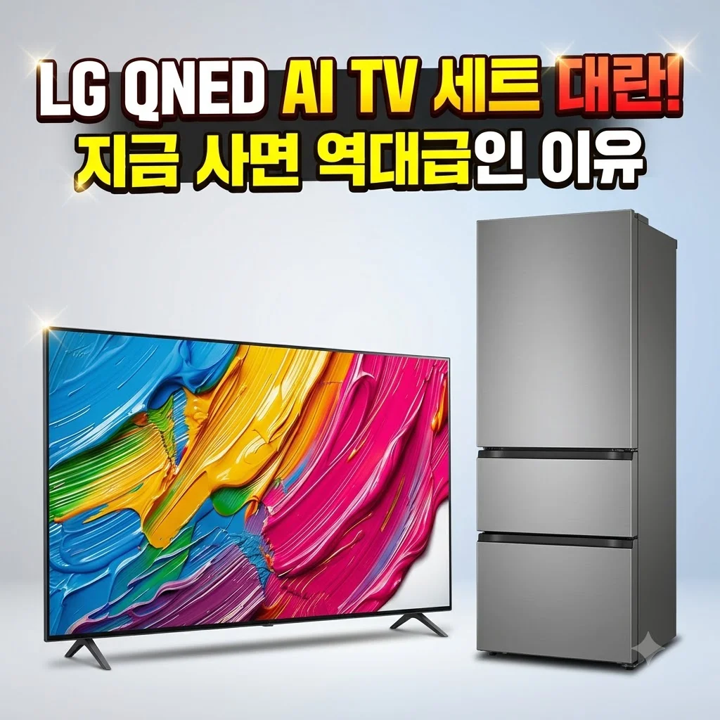 LG QNED AI TV 세트 대란! 지금 사면 역대급인 이유
