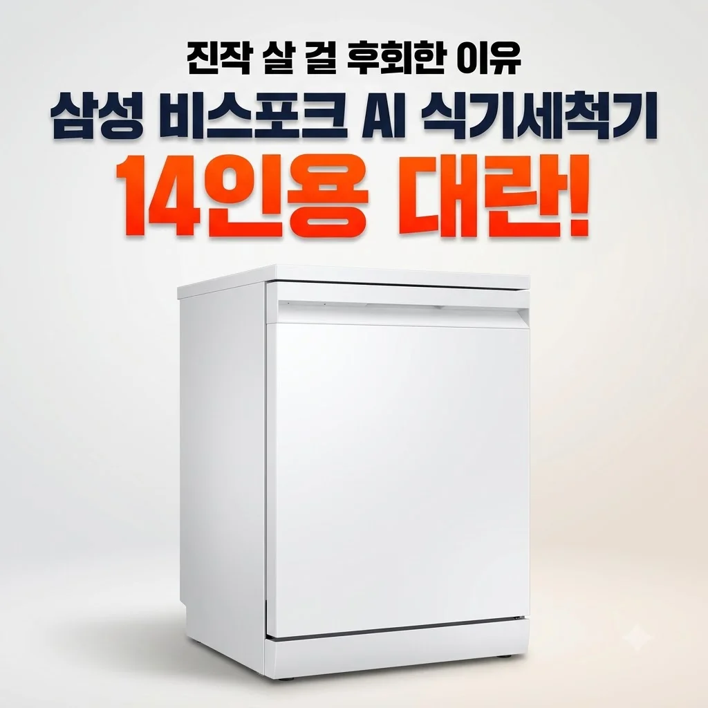 삼성 비스포크 AI 식기세척기 14인용 대란! 진작 살 걸 후회한 이유
