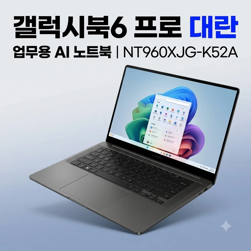 갤럭시북6 프로 NT960XJG-K52A 업무용 AI 노트북 대란