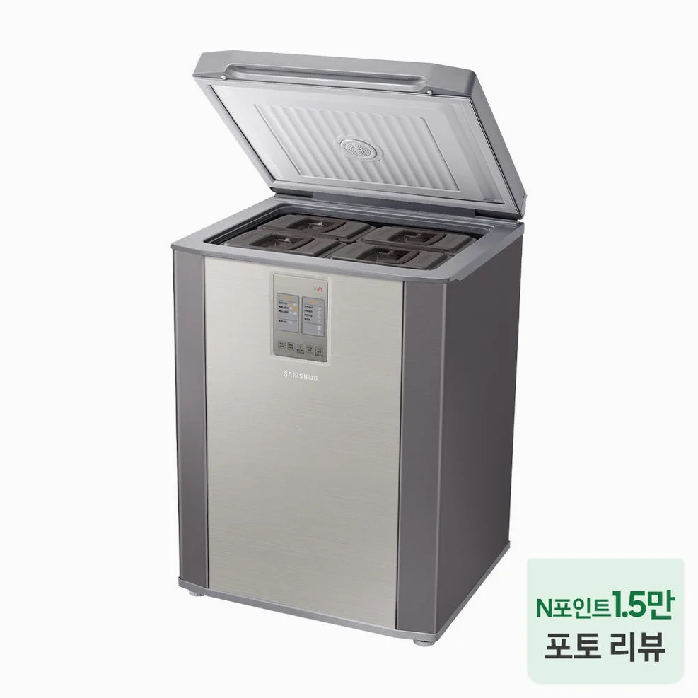 삼성 뚜껑형 김치냉장고 1도어 126L RP13C1022Z1 세린 실버 상세 이미지 2