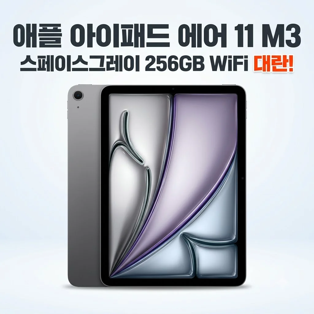 애플 아이패드 에어 11 M3 스페이스그레이 256GB WiFi 대란