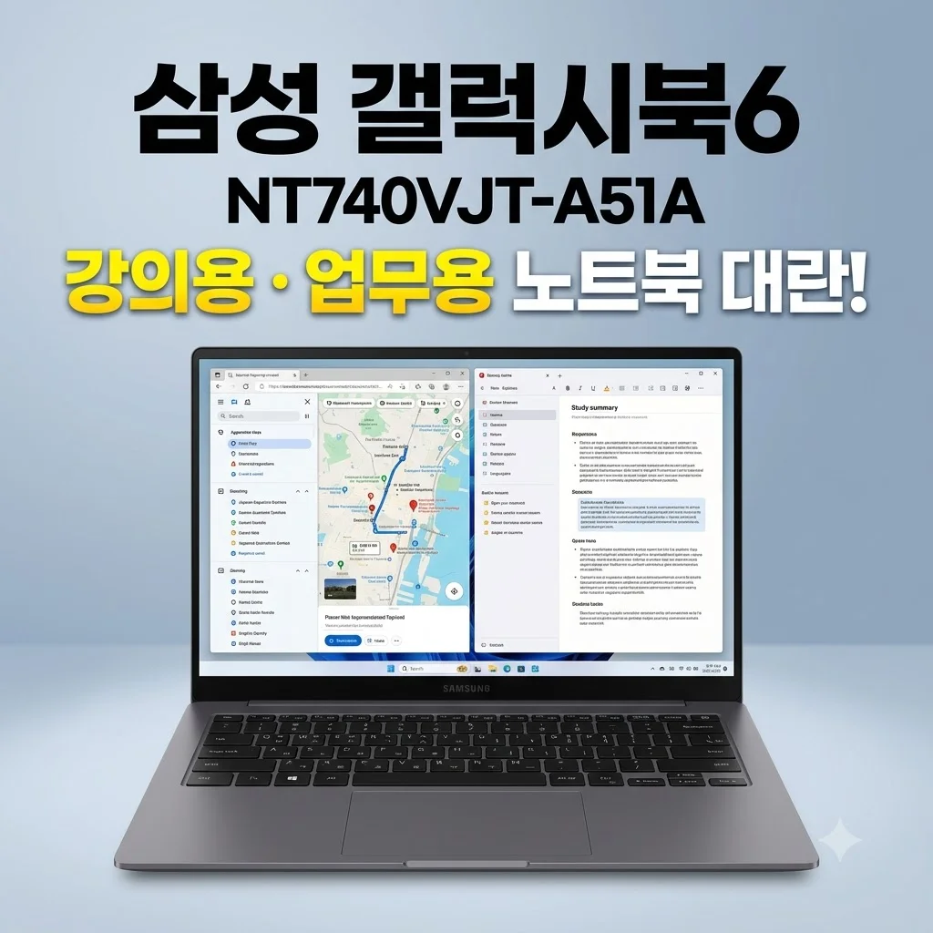 삼성 갤럭시북6 NT740VJT-A51A 강의용 업무용 노트북 대란