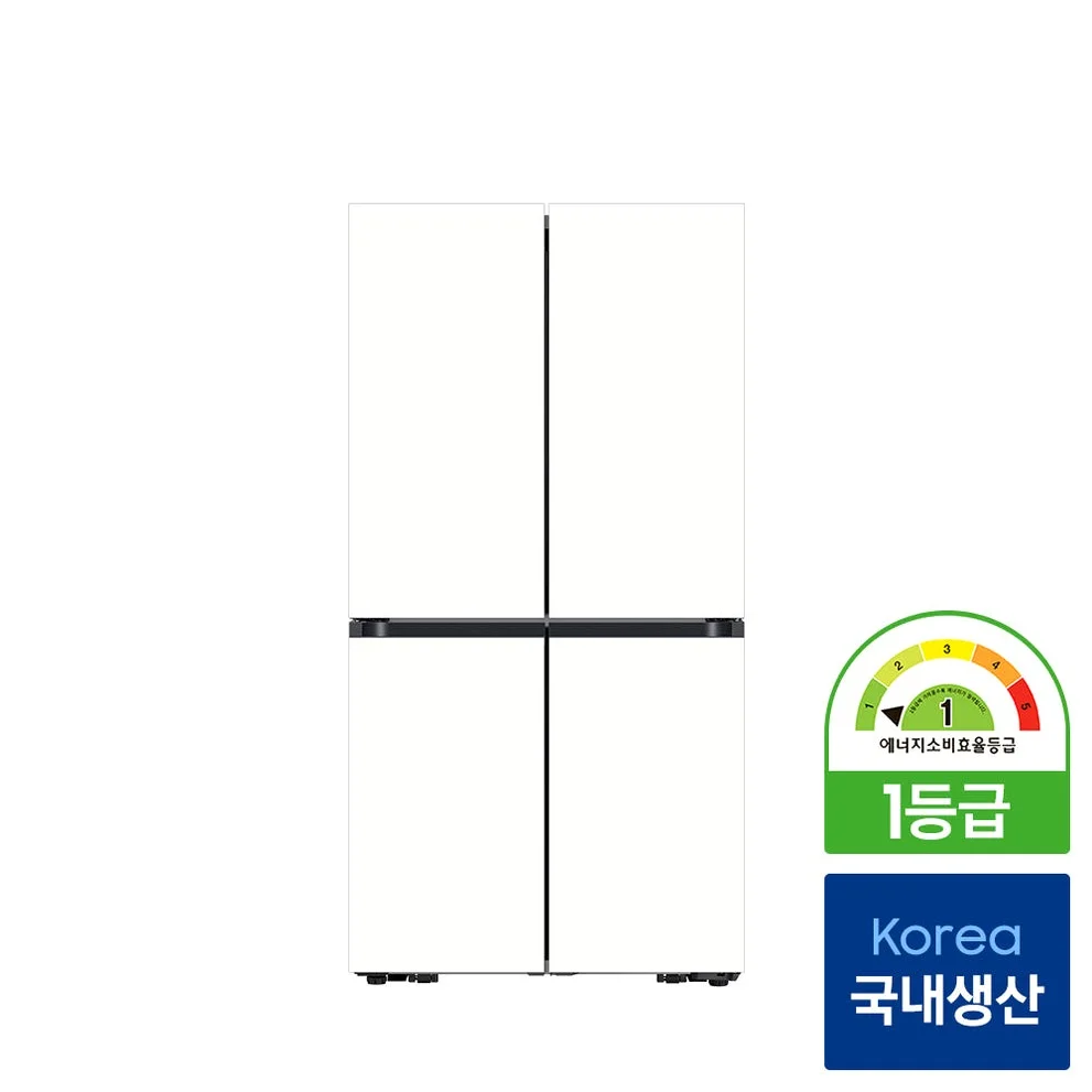 삼성 비스포크 AI 냉장고 대용량 900리터 1등급 4도어 양문형 푸드쇼케이스 에센셜화이트 상세 이미지 9