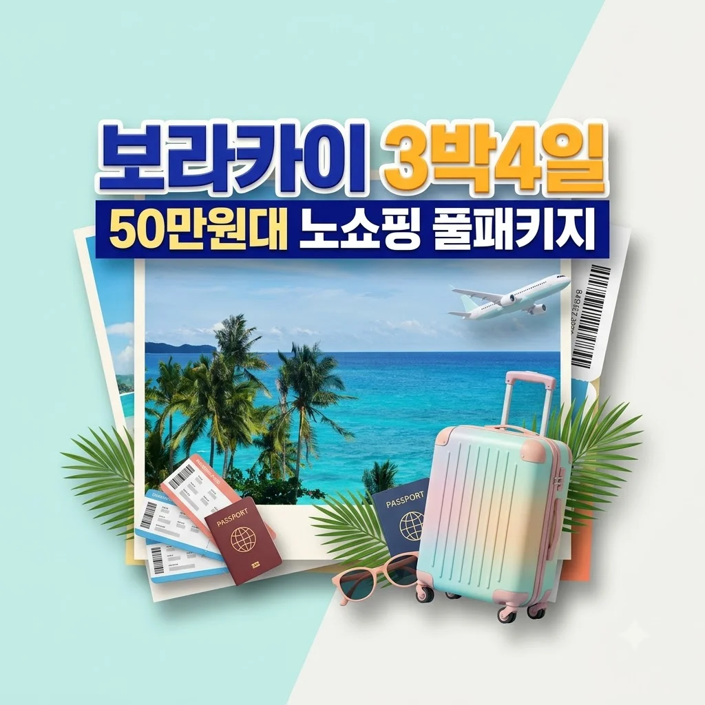 보라카이 3박4일 50만 원대 노쇼핑 풀패키지