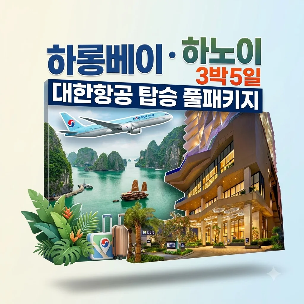 하롱베이·하노이 3박5일 | 대한항공 탑승 풀패키지