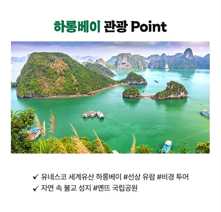[대한항공/실시간항공][노옵션하노이/하롱베이] 5성 월드체인 38만원 상당 혜택 비경투어+전망대 5일 여행 사진