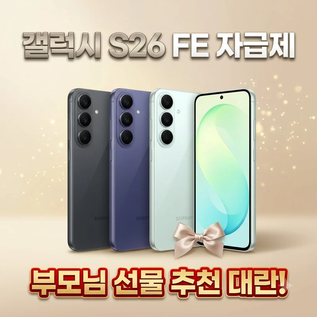 갤럭시 S26 FE 자급제 부모님 선물 추천 대란