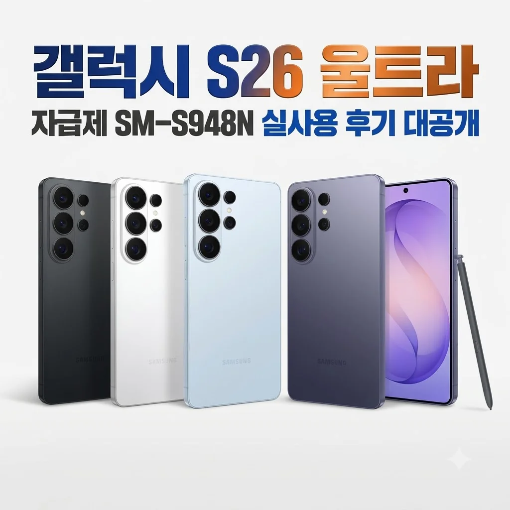 갤럭시 S26 울트라 자급제 SM-S948N 실사용 후기 대공개