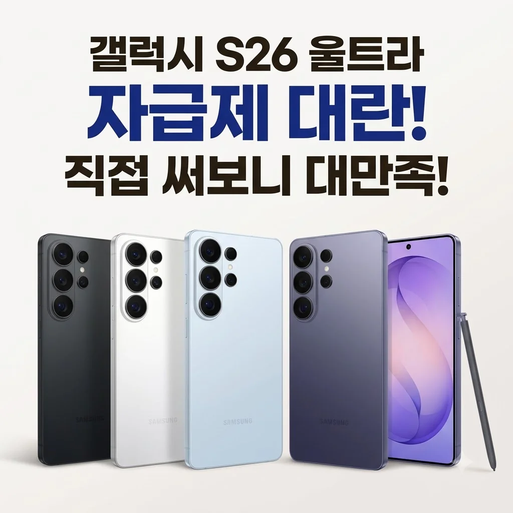 갤럭시 S26 울트라 자급제 대란, 직접 써보니 대만족이에요